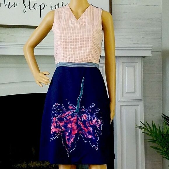 Plains and Prints💕 Designer Dress - Picture 3 of 7